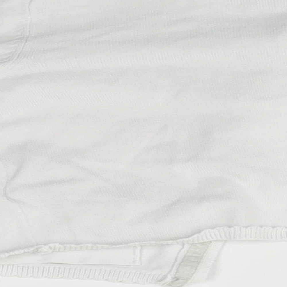 NEXT Girls White   Cardigan Jumper Size 3-4 Years