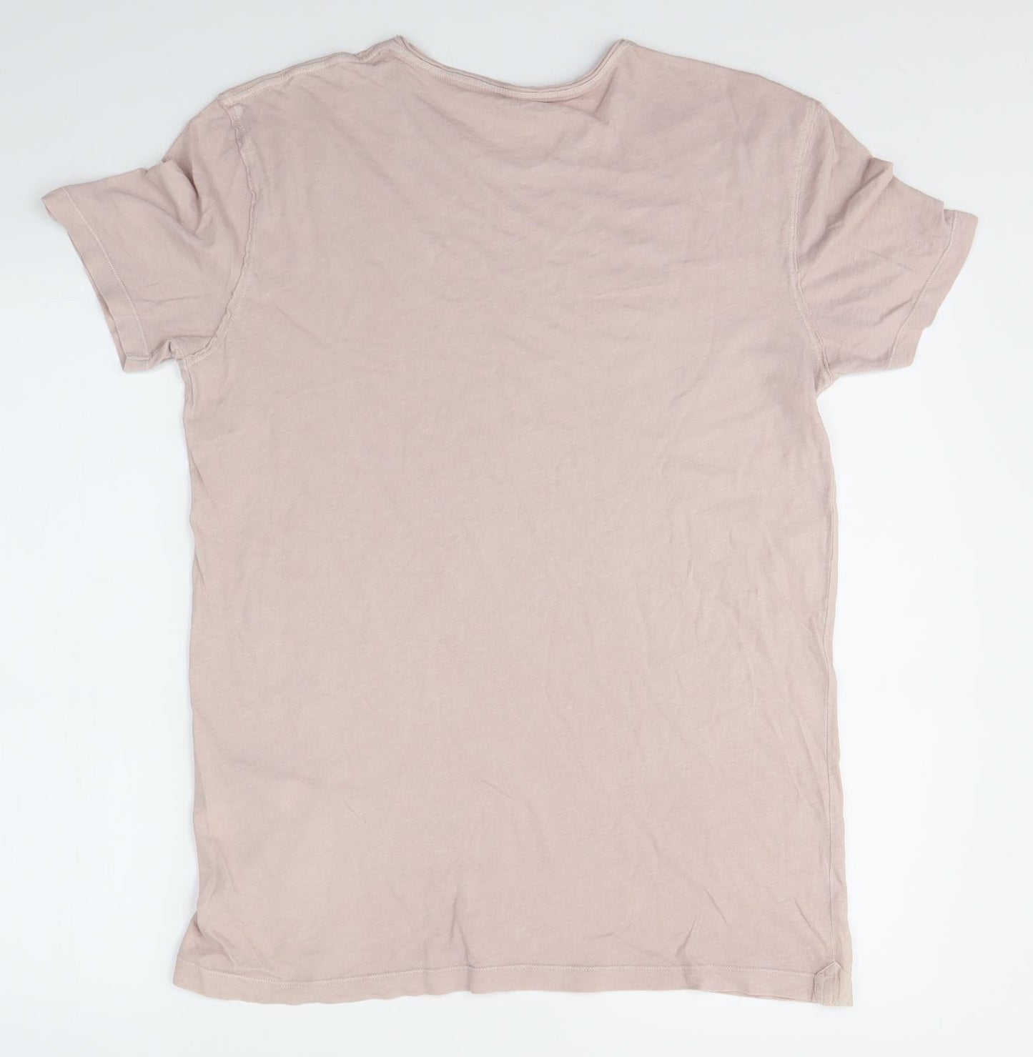 AllSaints Mens Pink    T-Shirt Size M