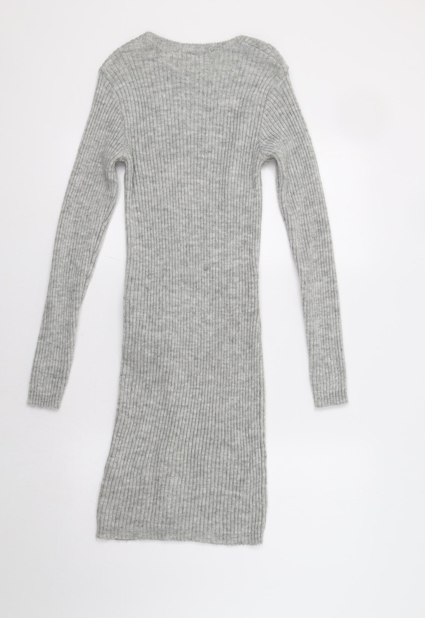 PRETTYLITTLETHING Womens Grey   Jumper Dress  Size M