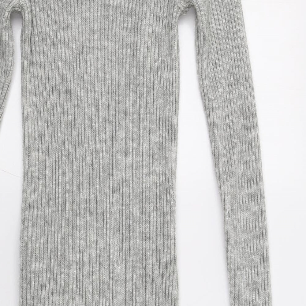 PRETTYLITTLETHING Womens Grey   Jumper Dress  Size M