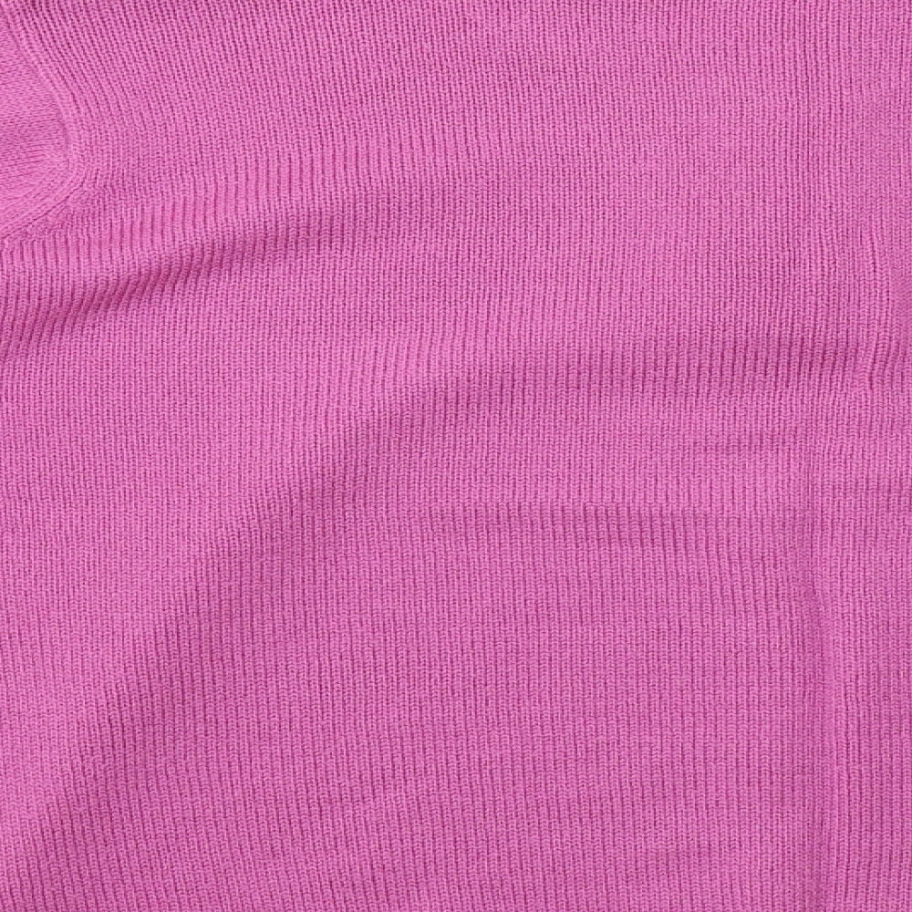 Damart Womens Pink   Henley Jumper Size L