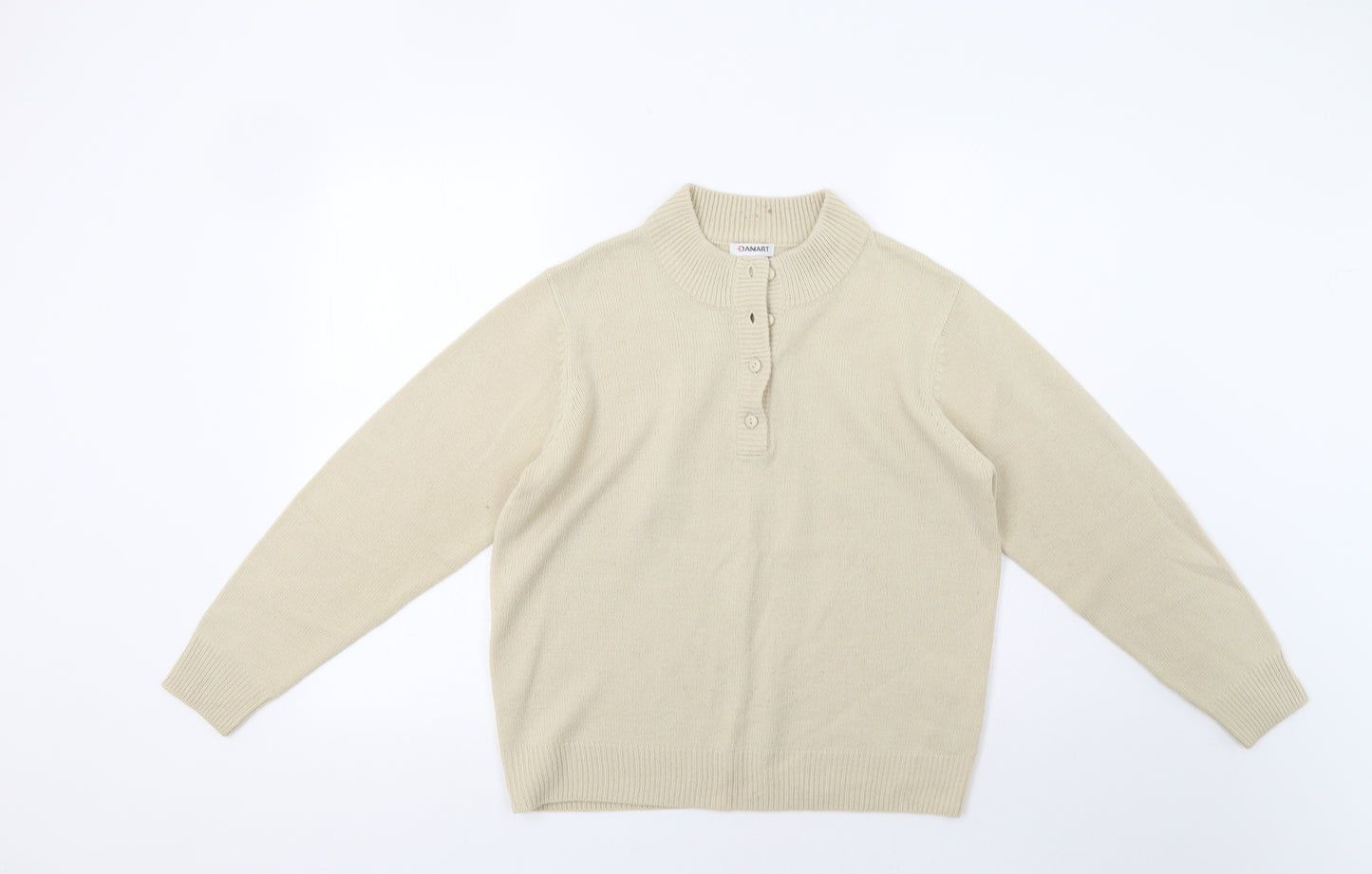 Damart Womens Beige   Pullover Jumper Size 14
