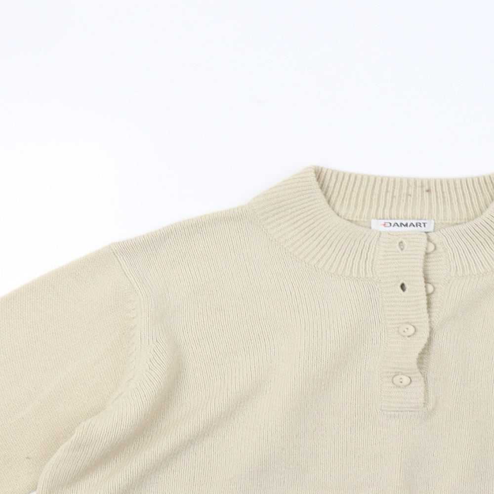 Damart Womens Beige   Pullover Jumper Size 14