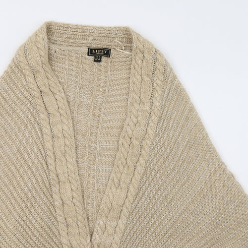 Lipsy Womens Beige   Cardigan Jumper Size 6