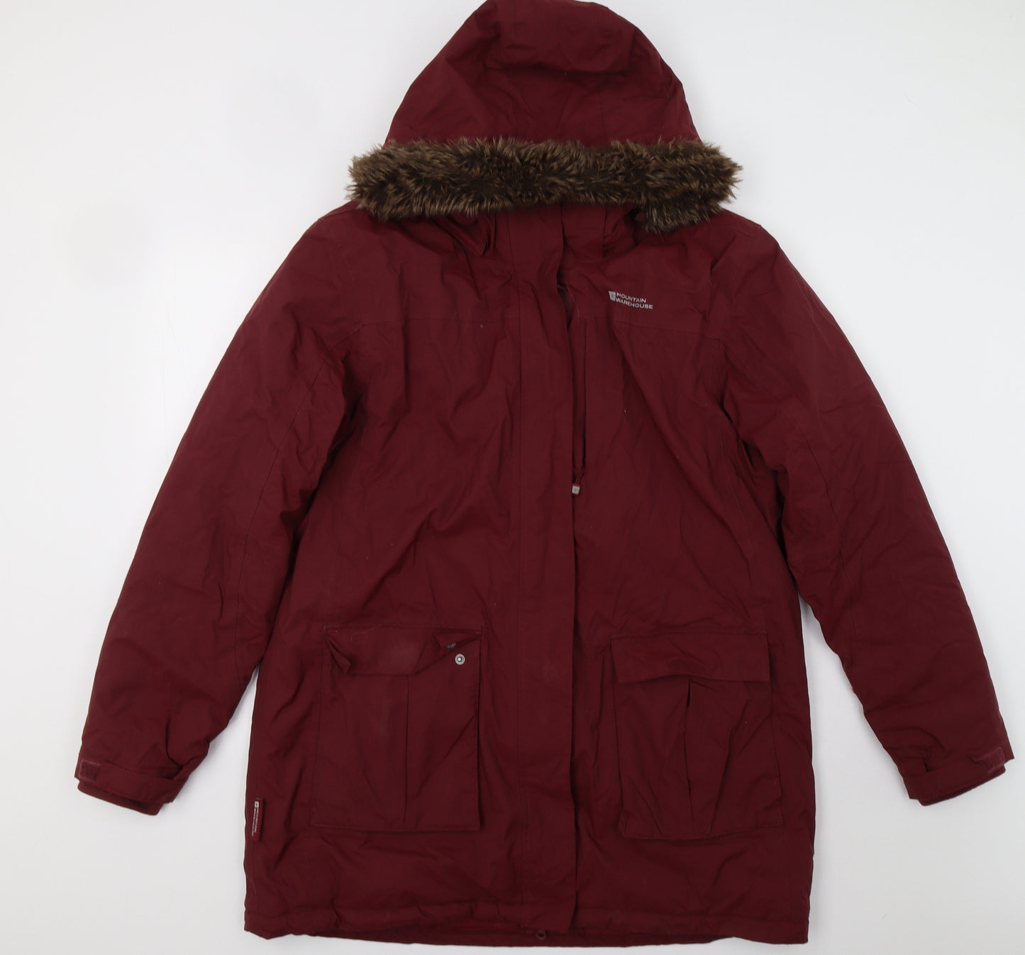 Mountain Warehouse Womens Red   Windbreaker Jacket Size 18