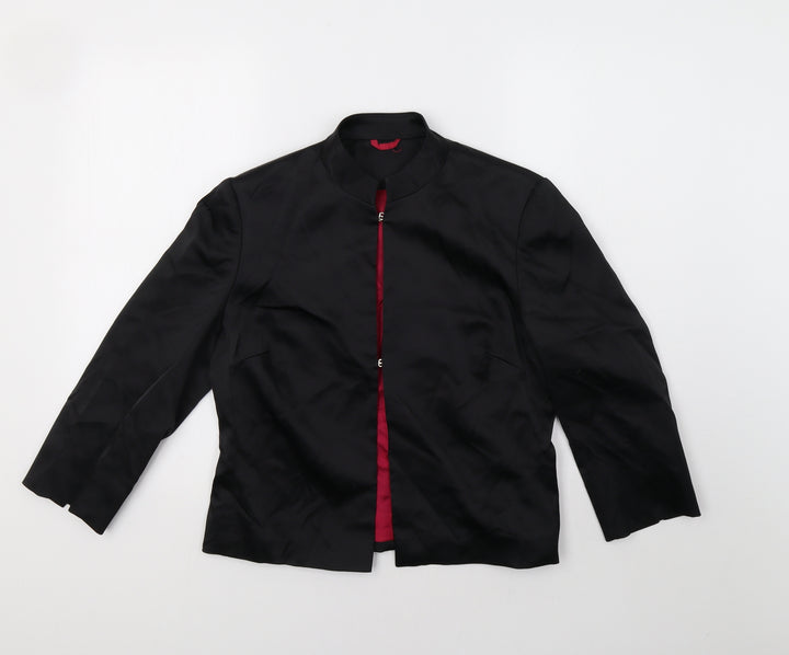 Principles Womens Black Kimono Blazer Size 10