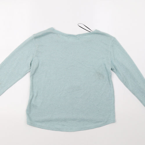 Preworn Womens Green   Pullover Jumper Size S  - Peace, Love
