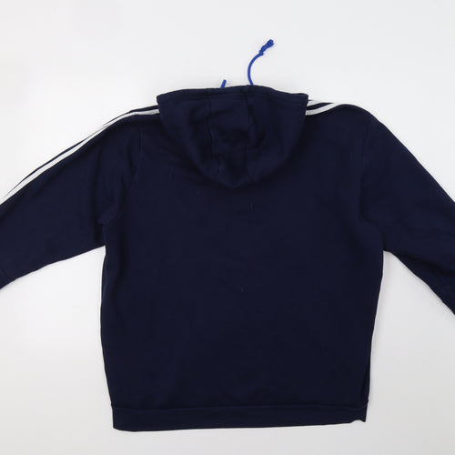 adidas Mens Blue   Pullover Hoodie Size XL