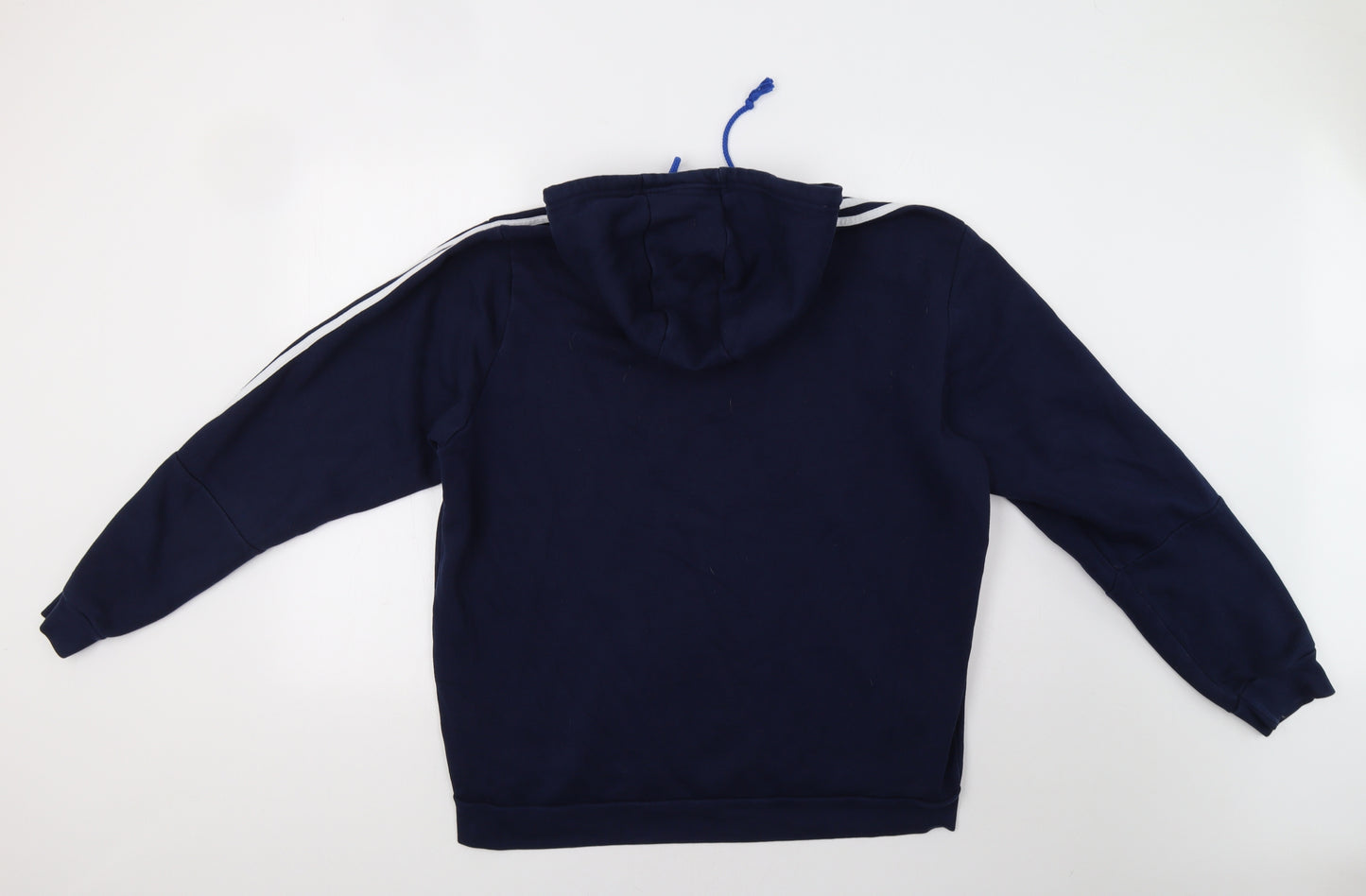 adidas Mens Blue   Pullover Hoodie Size XL