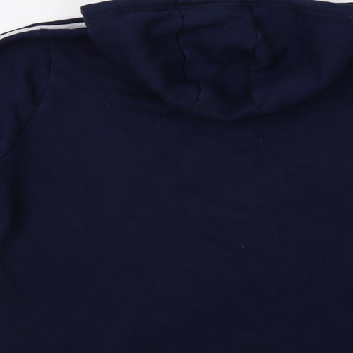 adidas Mens Blue   Pullover Hoodie Size XL