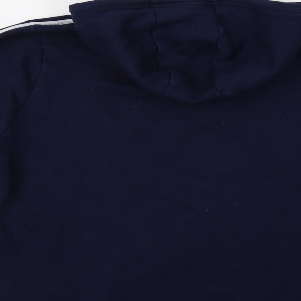 adidas Mens Blue   Pullover Hoodie Size XL