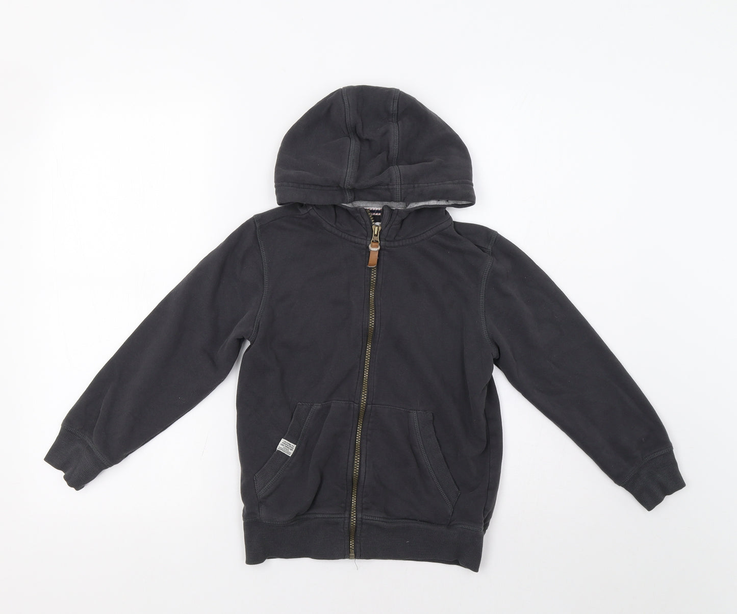 George Boys Grey   Full Zip Hoodie Size 7-8 Years