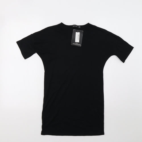 PRETTYLITTLETHING Womens Black   Basic T-Shirt Size XS