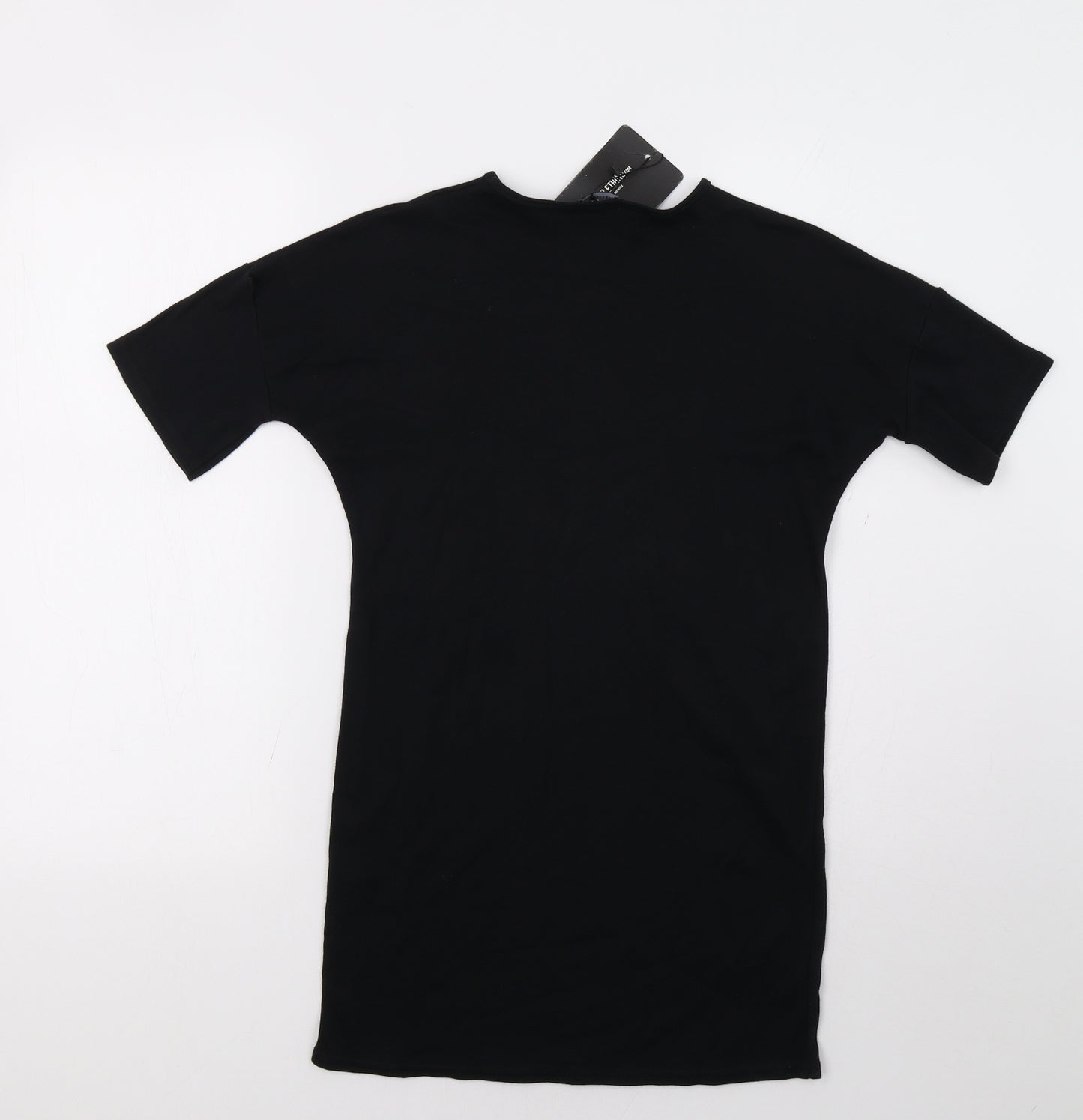 PRETTYLITTLETHING Womens Black   Basic T-Shirt Size XS