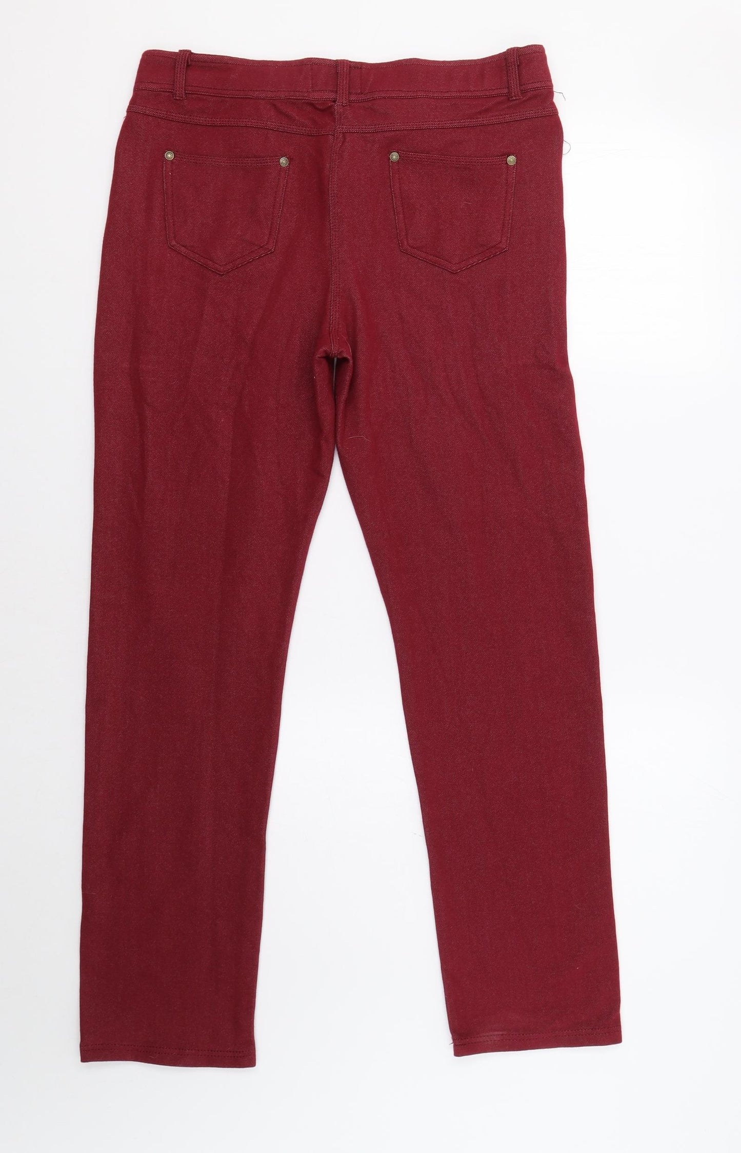 Urban Diva Womens Red   Jegging Trousers Size 18 L29 in