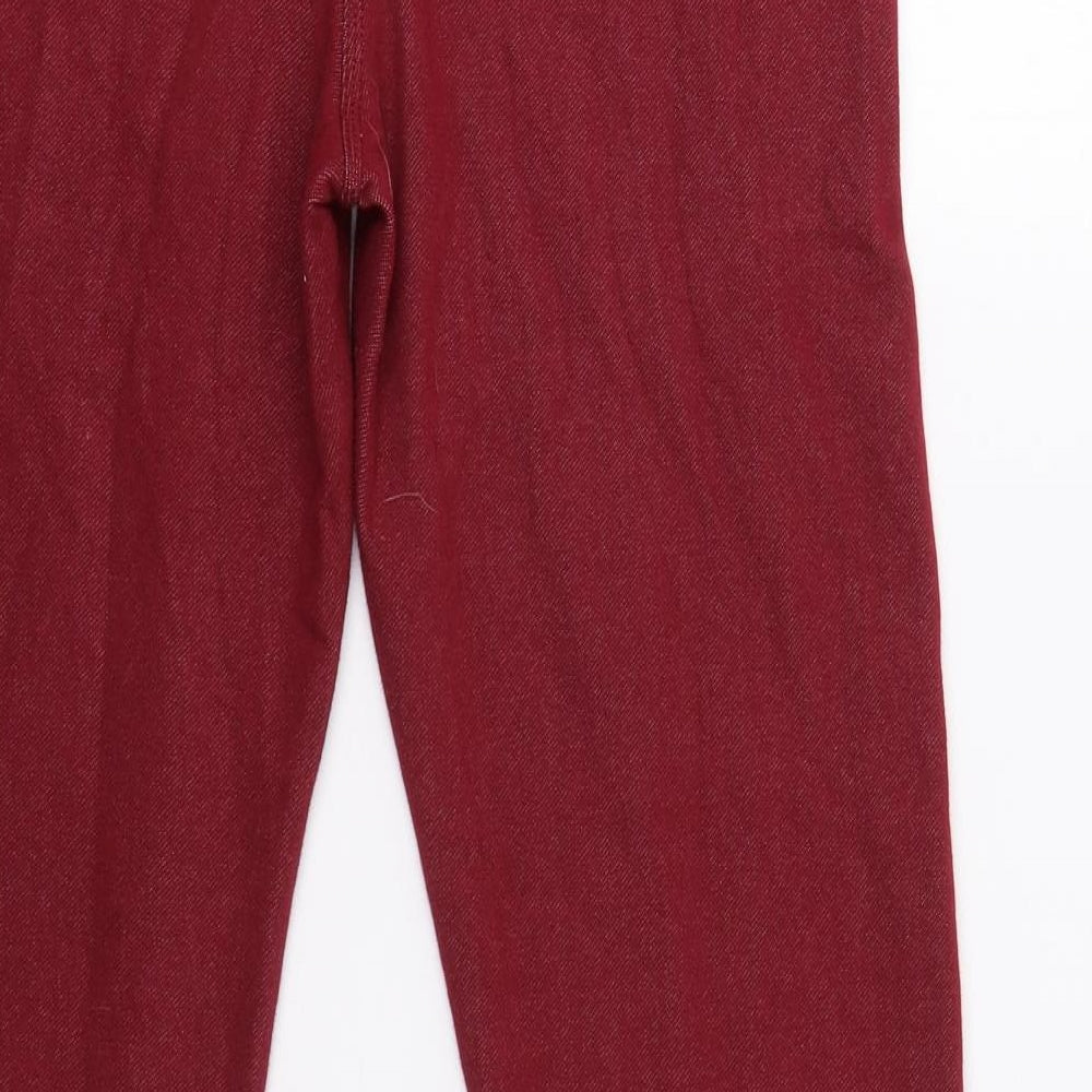 Urban Diva Womens Red   Jegging Trousers Size 18 L29 in