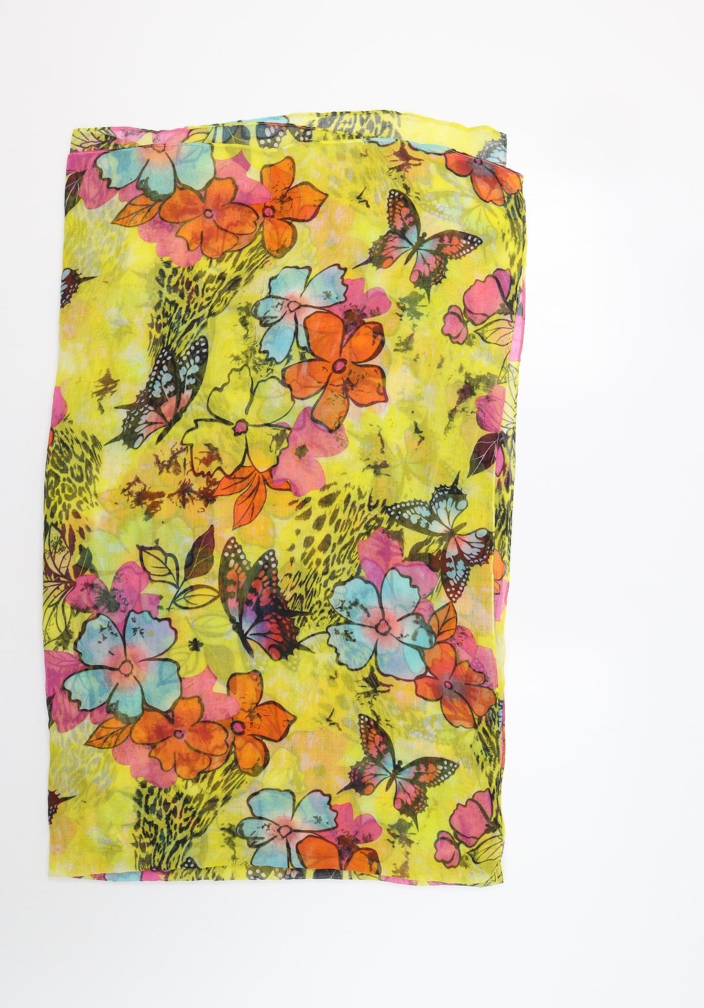 Preworn Womens Multicoloured Floral   Shawl/Wrap