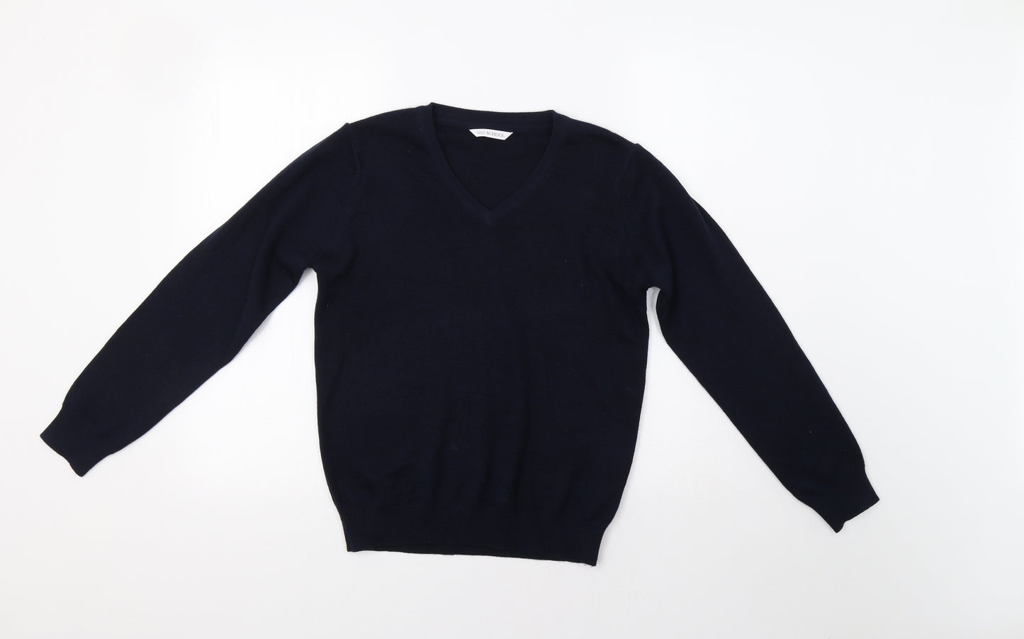 M&S Boys Blue   Pullover Jumper Size 13-14 Years