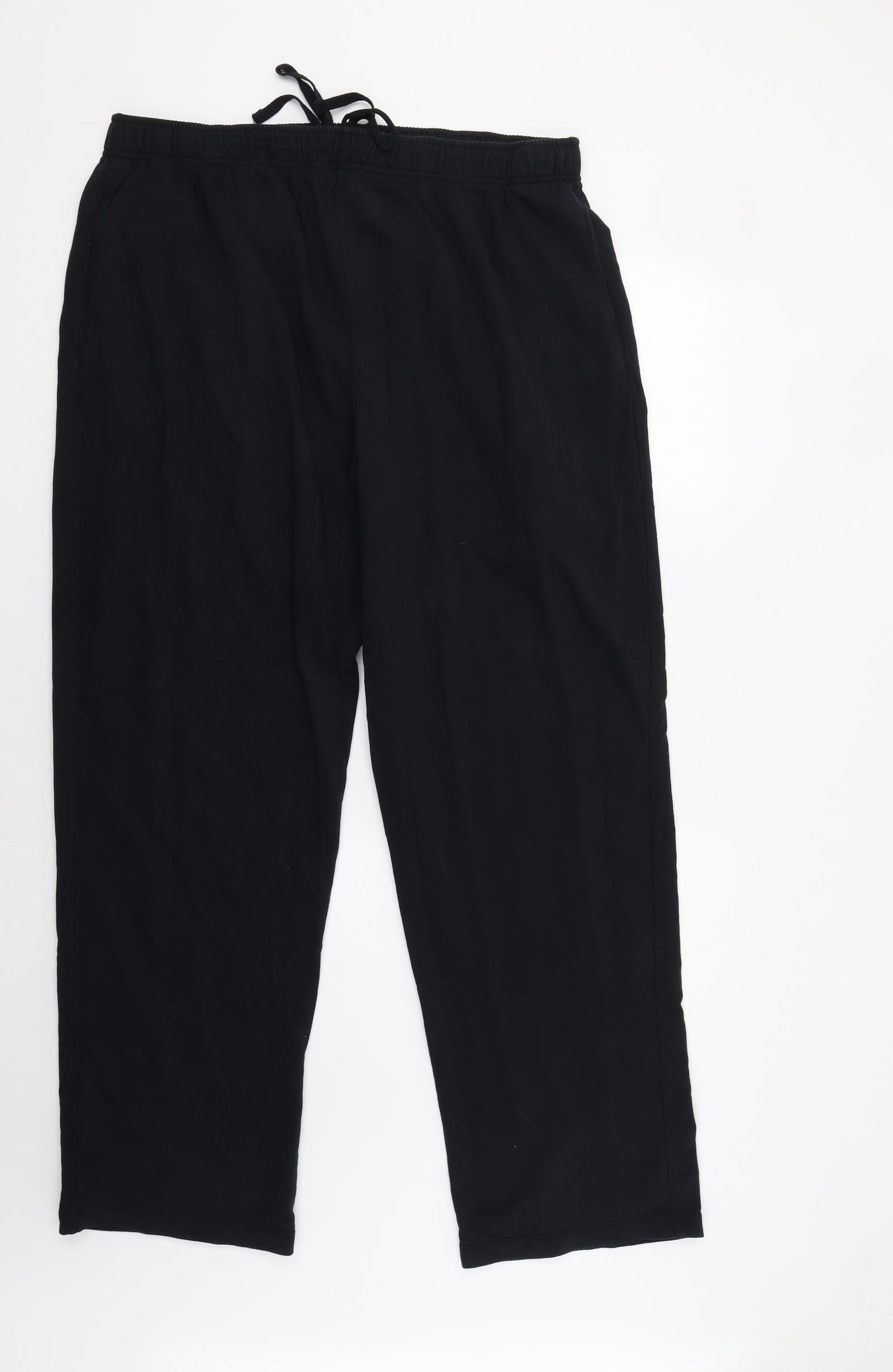 M&S Mens Black   Jogger Trousers Size XL L32 in