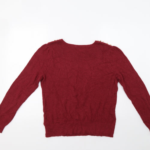 La Redoute Womens Red   Pullover Jumper Size 14