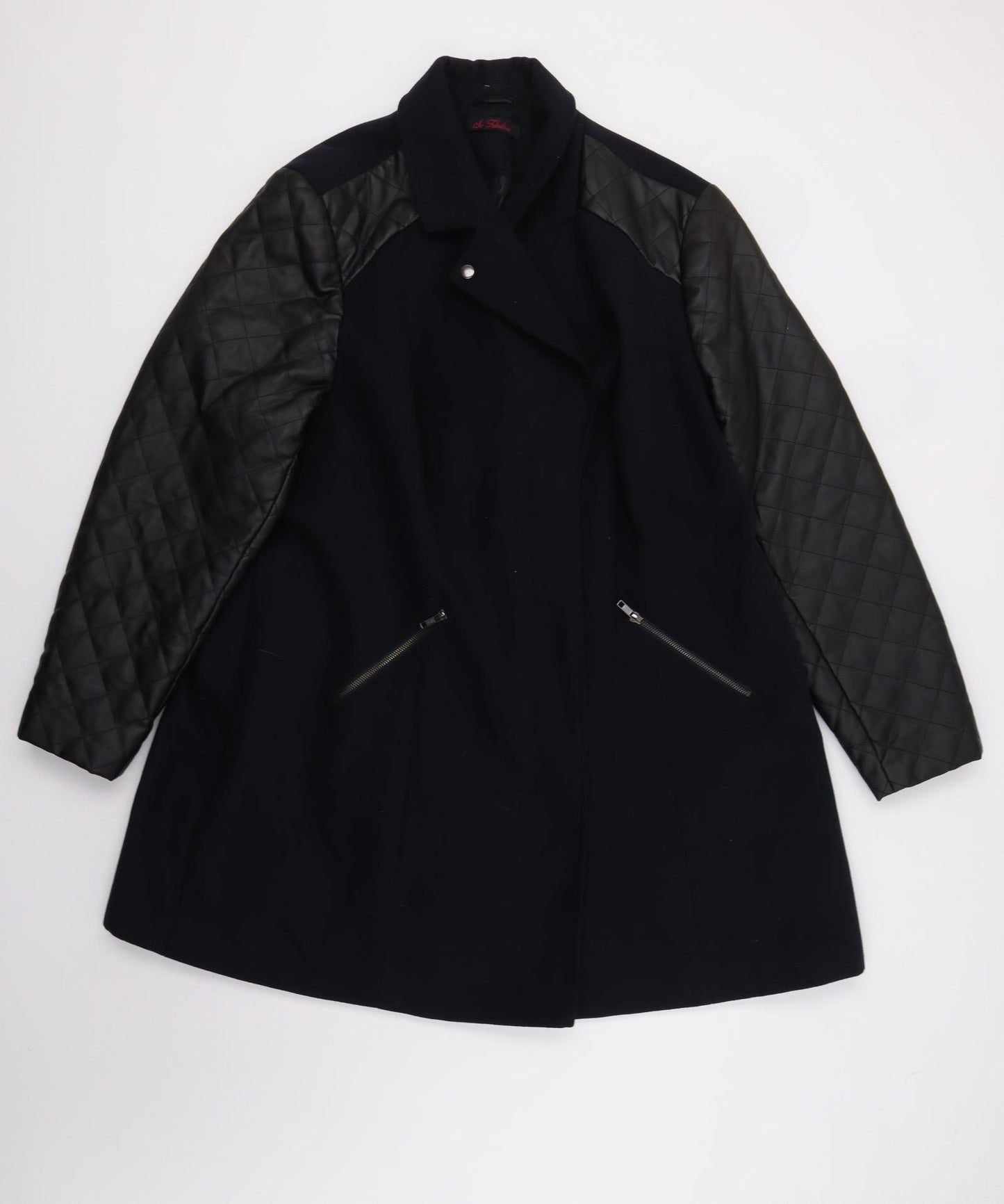 So Fabulous Womens Blue   Biker Coat Size 24