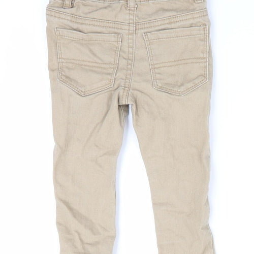 Denim Co Boys Beige   Jogger Jeans Size 9-12 Months