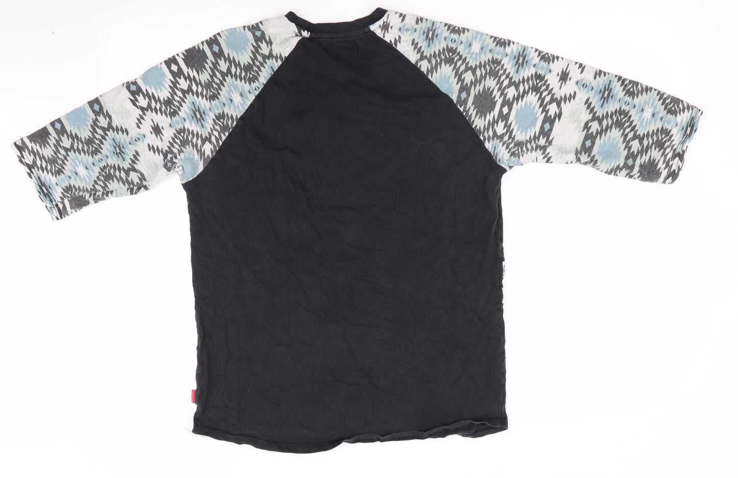Asphalt Mens Black    Button-Up Size S