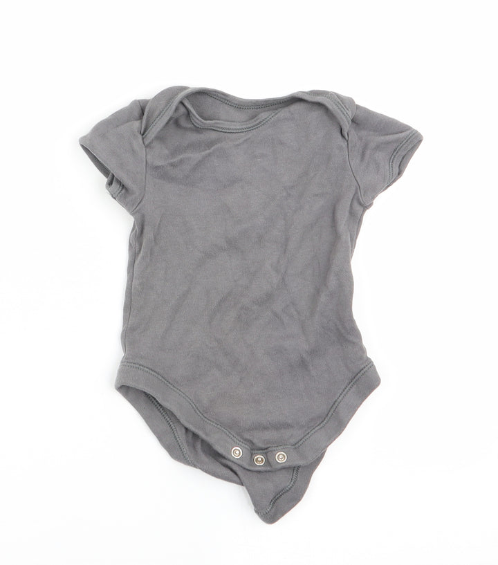 George Boys Grey Romper One-Piece Size 9-12 Months
