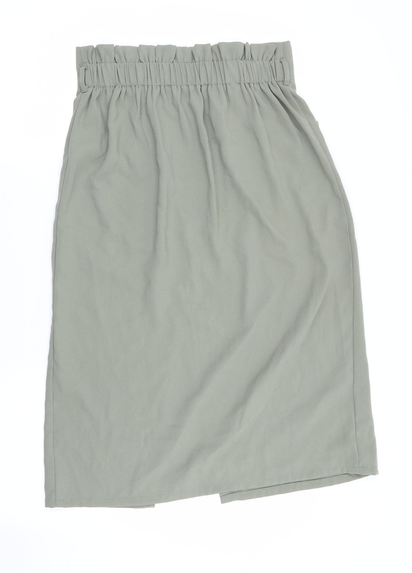 New Look Womens Green   A-Line Skirt Size 12  - Back Elastication