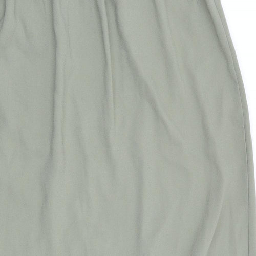 New Look Womens Green   A-Line Skirt Size 12  - Back Elastication