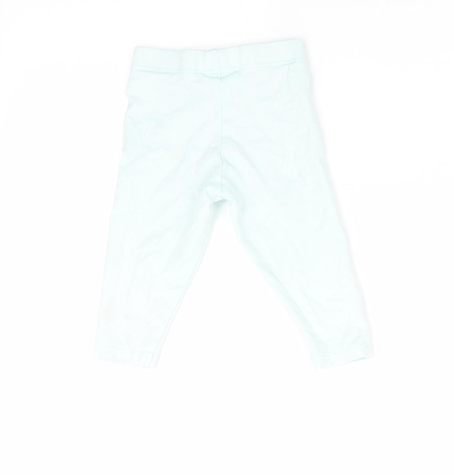 Fred & Flo Girls Green   Jogger Leggings Size 3-6 Months  - Mint Green