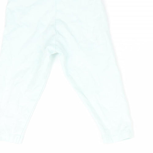 Fred & Flo Girls Green   Jogger Leggings Size 3-6 Months  - Mint Green