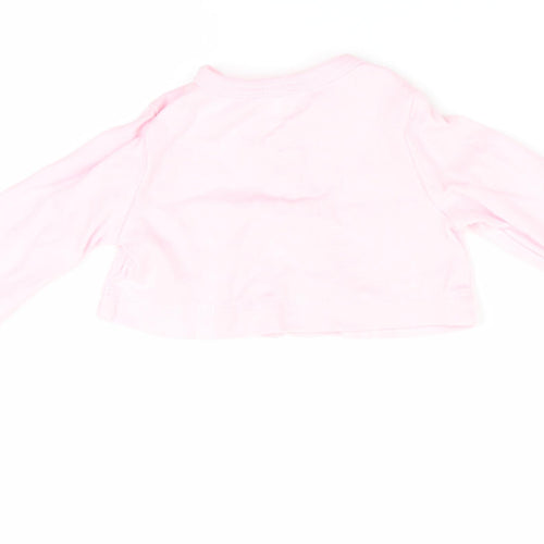Child of Mine Girls Pink   Basic T-Shirt Size 0-3 Months