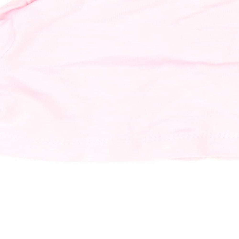 Child of Mine Girls Pink   Basic T-Shirt Size 0-3 Months