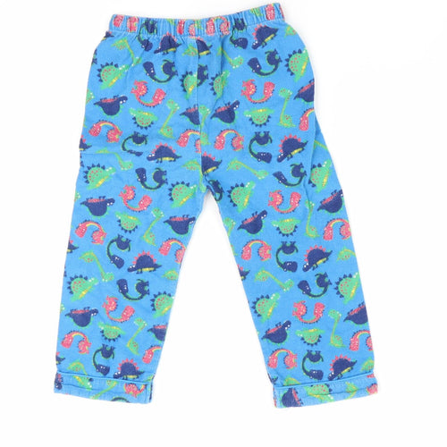 Rebel by Primark Boys Blue Animal Print   Pyjama Pants Size 2-3 Years  - Dinasour Print