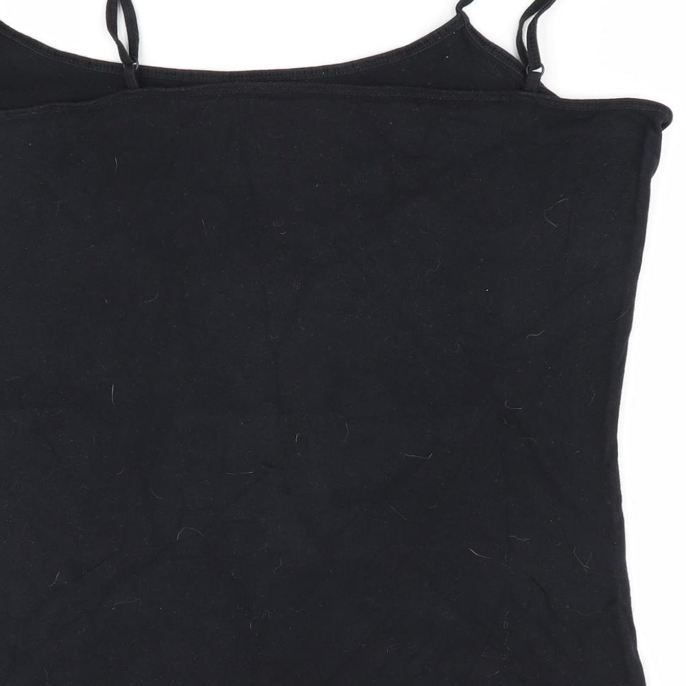 George Womens Black   Camisole T-Shirt Size 16