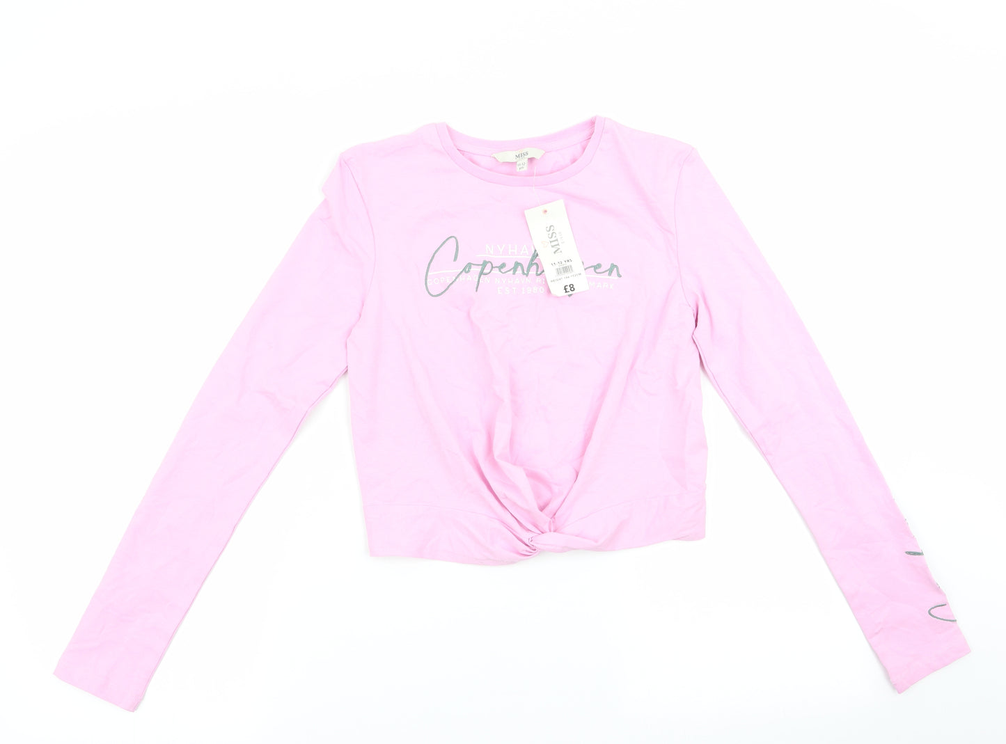 Miss  Evie Girls Pink   Tunic T-Shirt Size 11-12 Years  - Copenhagen