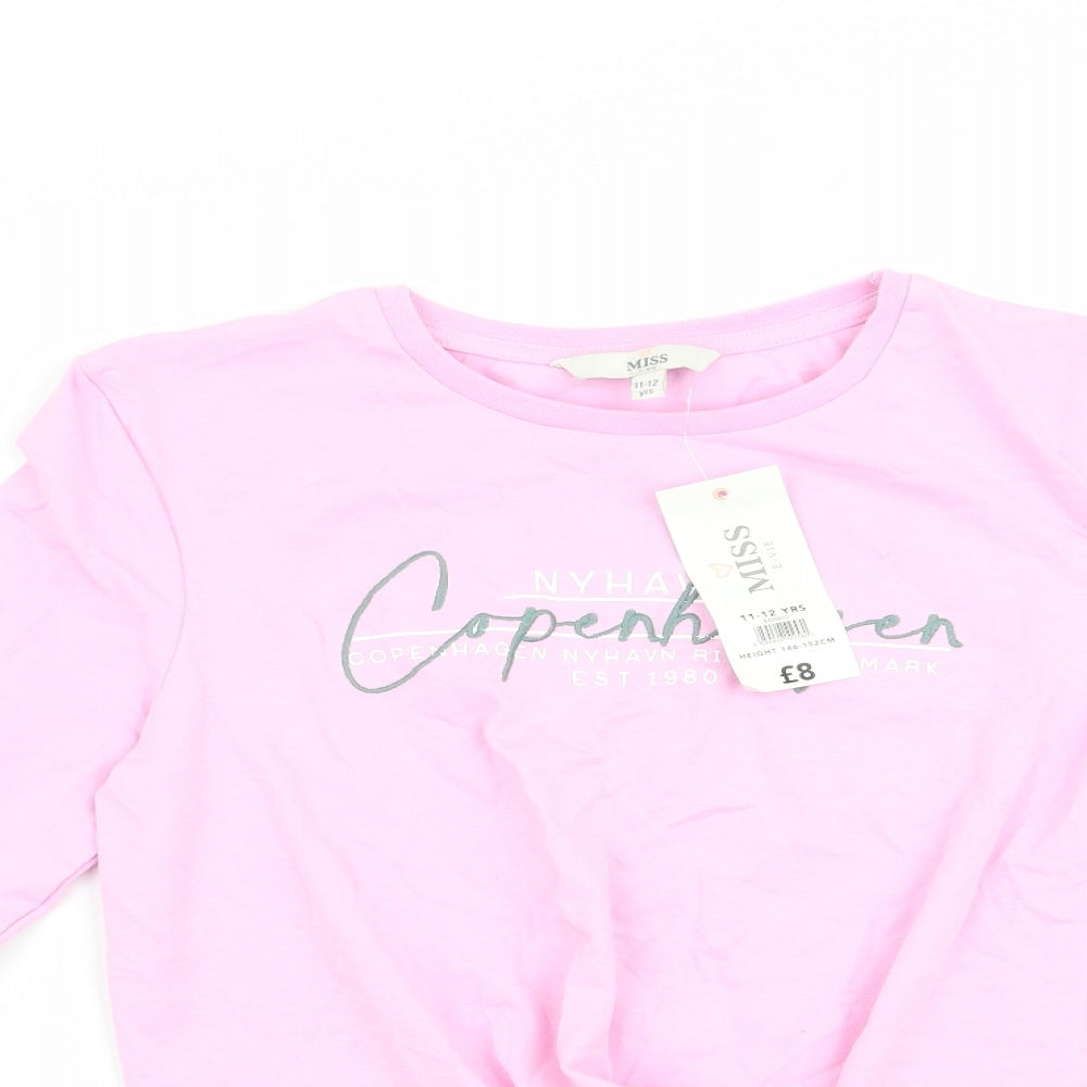 Miss  Evie Girls Pink   Tunic T-Shirt Size 11-12 Years  - Copenhagen