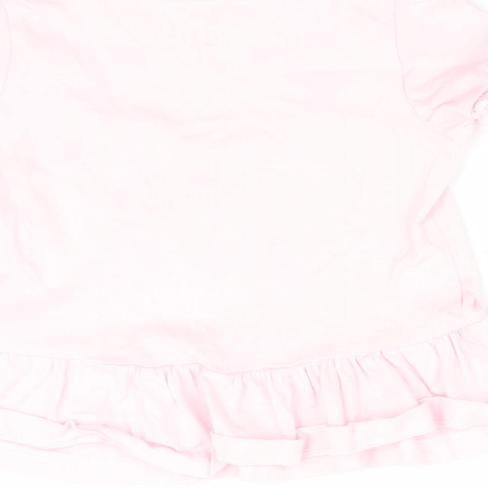 Florence and fred Girls Pink Floral  A-Line  Size 6-9 Months  - Smile