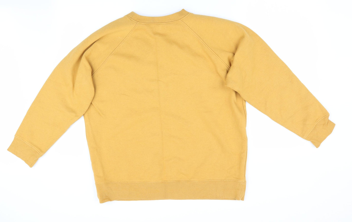 Natura Womens Gold   Pullover Sweatshirt Size M  - Lotus Rose