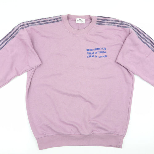 Pull & Bear Womens Pink   Pullover Sweatshirt Size XS  - Great Intuition