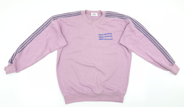 Pull & Bear Womens Pink Pullover Sweatshirt Size XS - Great Intuition