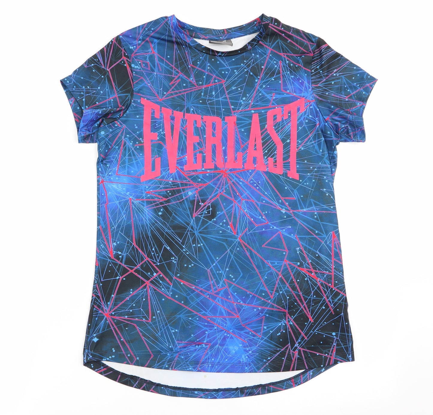 Everlast Boys Blue Geometric  Basic T-Shirt Size 11-12 Years