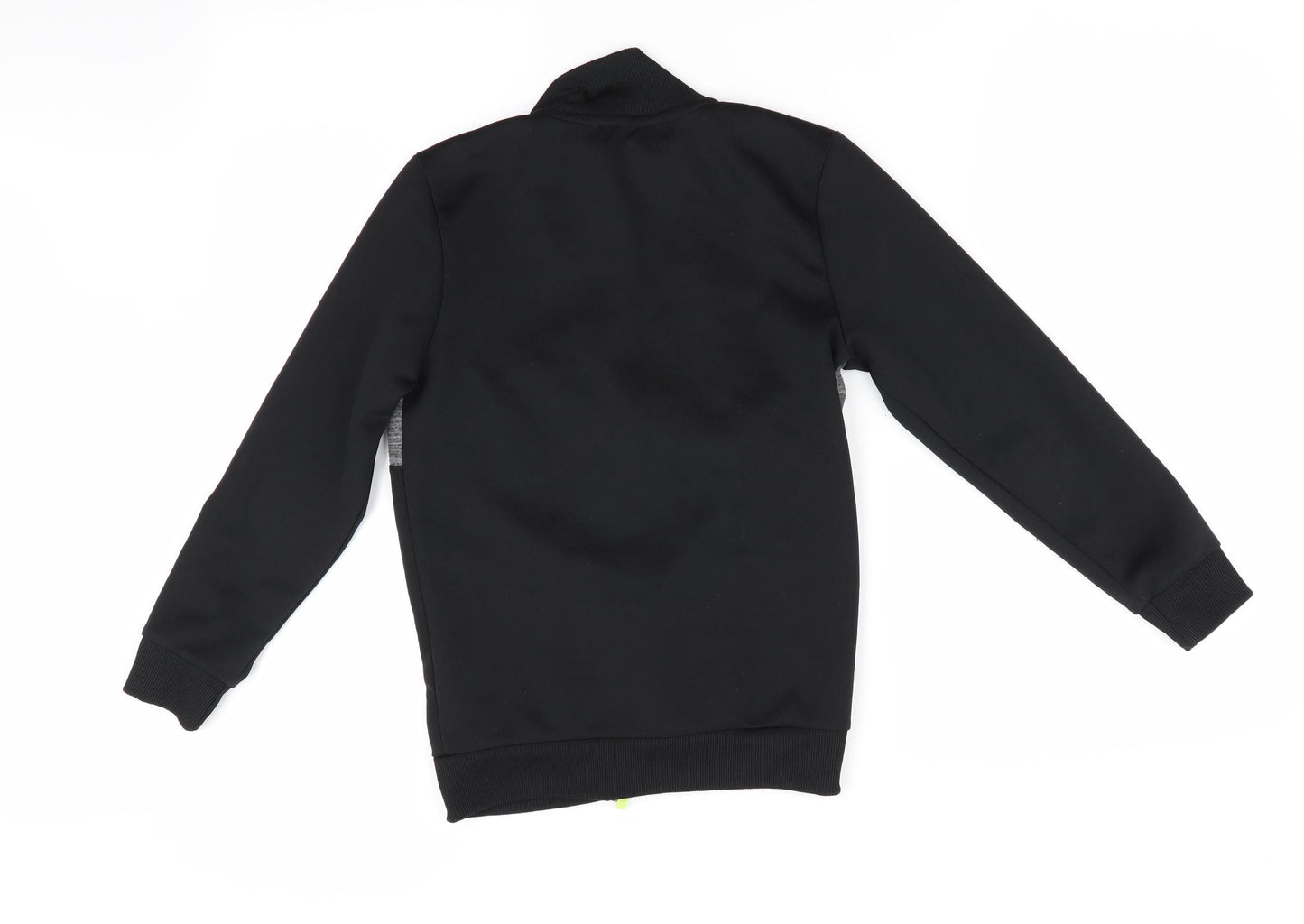 George Boys Black Colourblock  Full Zip Sweatshirt Size 8-9 Years