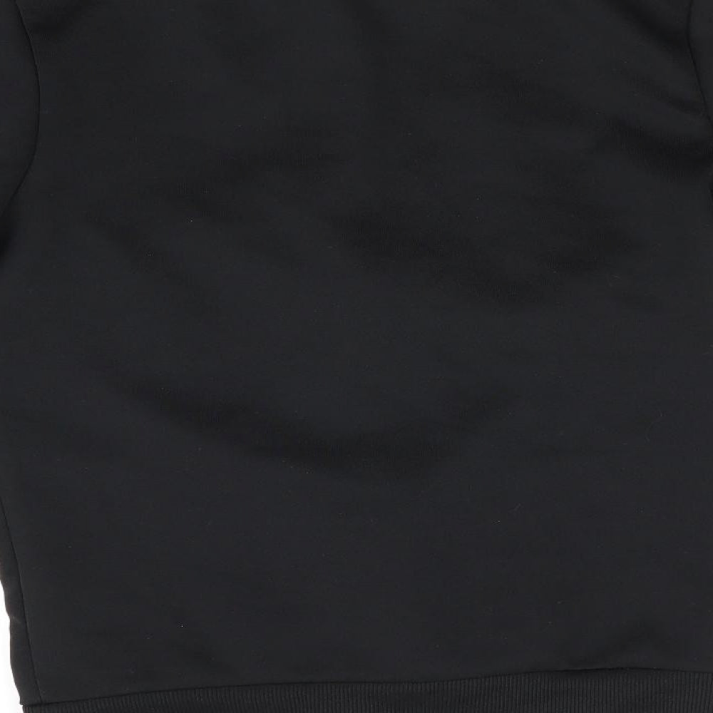 George Boys Black Colourblock  Full Zip Sweatshirt Size 8-9 Years