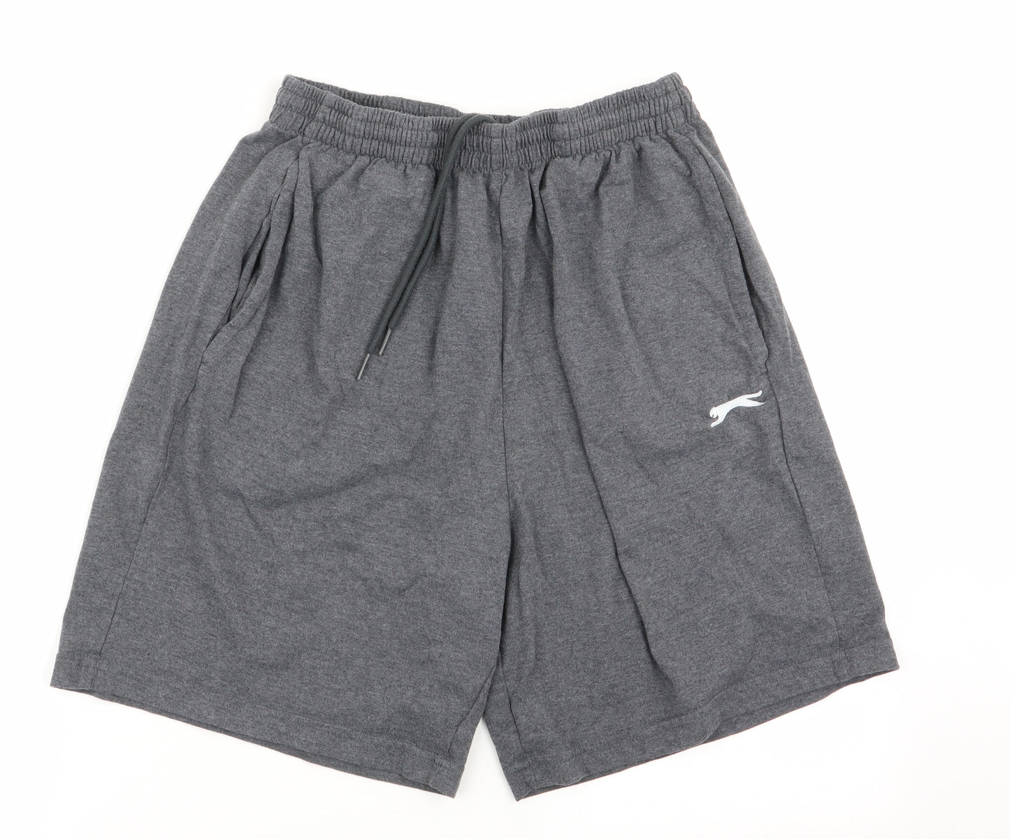 Slazenger Mens Grey   Sweat Shorts Size L