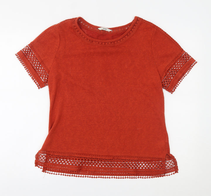 George Womens Orange Pullover Jumper Size 12