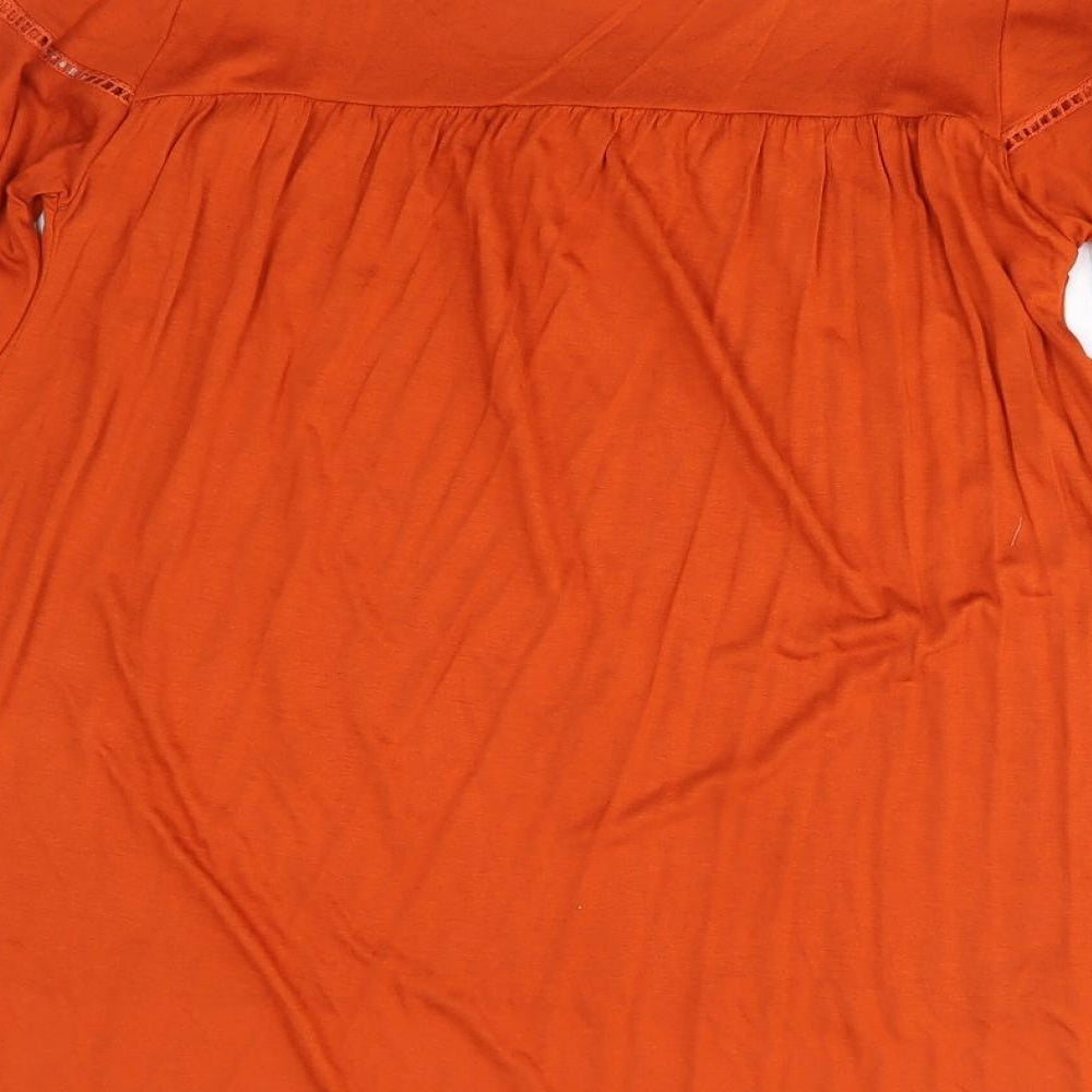 Atmosphere Womens Orange   Basic Blouse Size 8