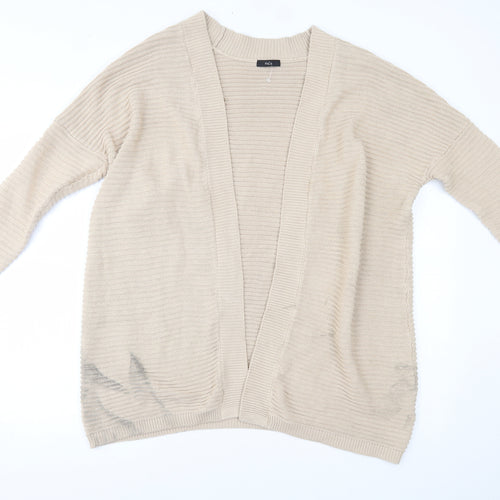 M&Co Womens Beige   Cardigan Jumper Size S