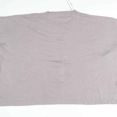 Autograph Womens Purple    Poncho Size 8